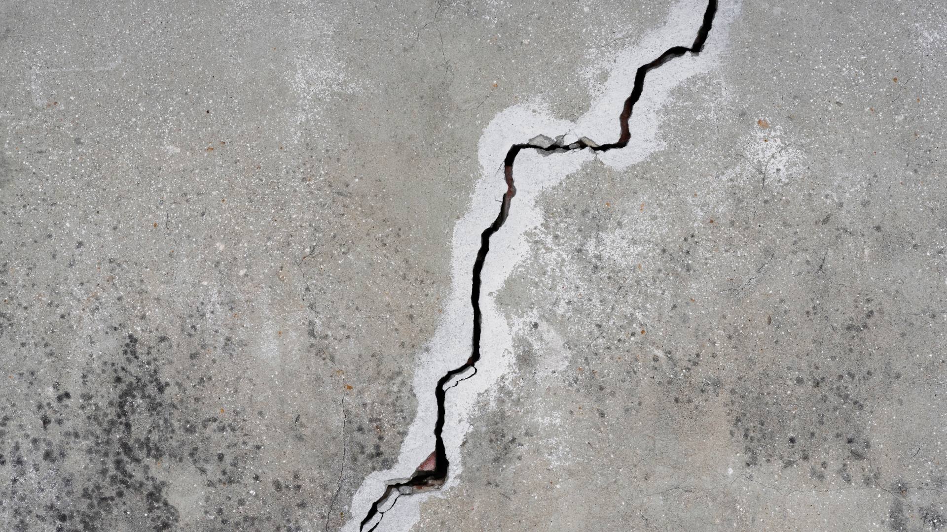 fissure dans le mur